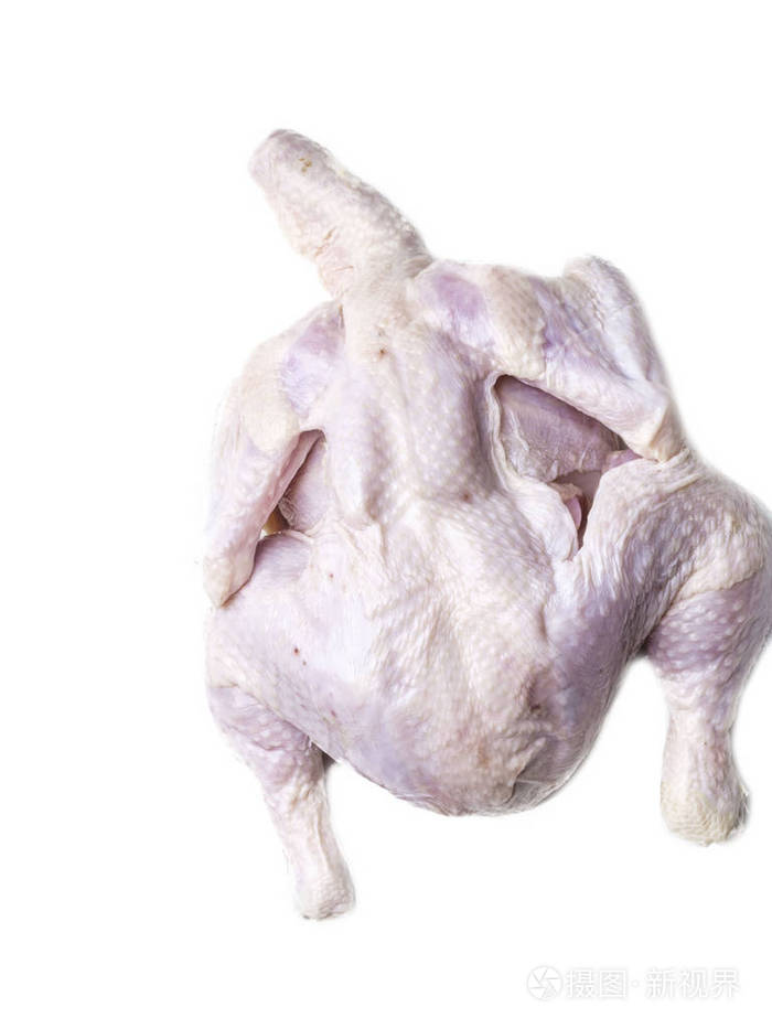 白底生鲜鸡肉分离