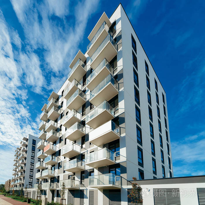 现代住宅及住宅楼室外房地产