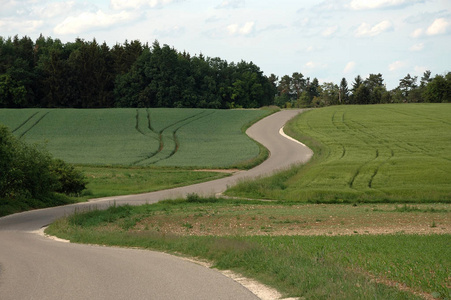 蜿蜒的小路图片