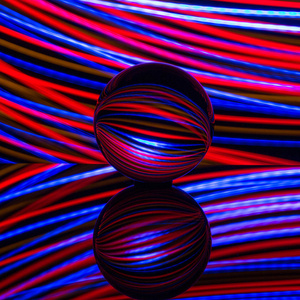 黄色的玻璃球图片