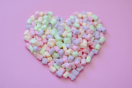 棉花糖的心图片