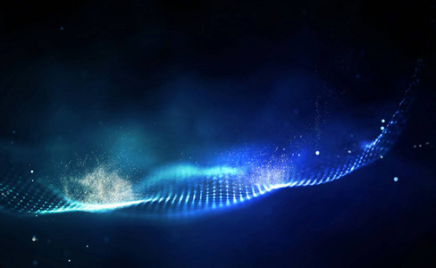 黑色科技格贴图图片