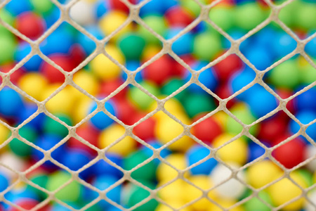 在儿童游乐场模糊背景.照片