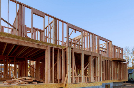 梁式结构房屋的新建筑框架地面图片