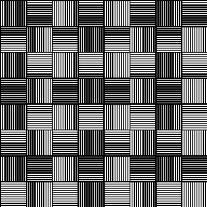 扭曲格栅黑白抽象网格,光栅图案照片