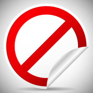 被拒绝的标签图片