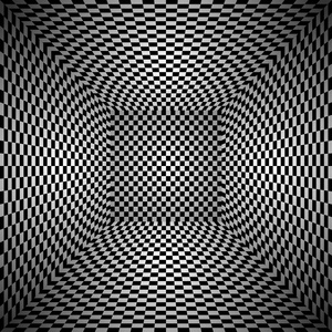 带格子墙和阴影的3d房间照片