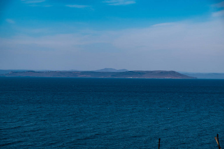 从海参崴市俯瞰阿穆尔湾图片
