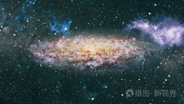 银河系的空间很好大气中的恒星背景很暗深空艺术宇宙中的星系星云和