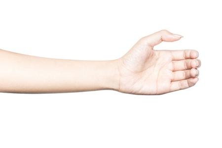 美女手拿着图片