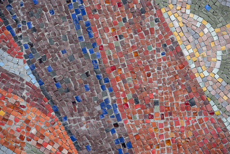 丰富多彩的马赛克墙图片