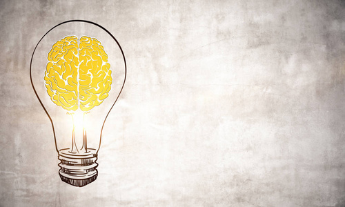 idea and brainstorm concept 照片