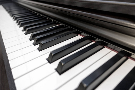 钢琴黑白键照片