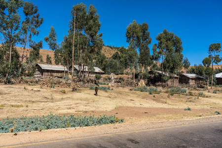 一个非洲村庄图片