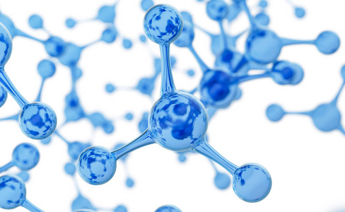 水背景水分子图片