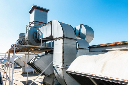 风扇罩通风风道,暖通空调清洗系统,食品生产用风机排风罩.