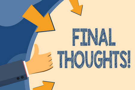 概念照片应该是你结论中的最后几句话,手举大拇指,在空白处用箭头按住