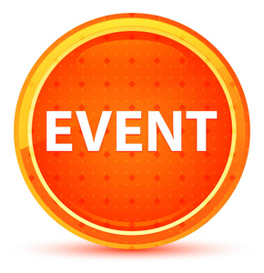 活动天然橙色圆形按钮照片