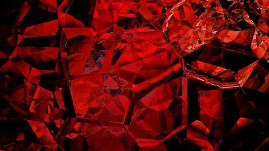 抽象的冷红色水晶背景照片