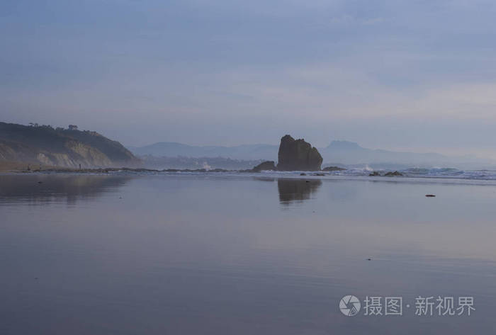 海湾 海岸 旅游业 自然 法国 假期 海滨 海的 海景 欧洲