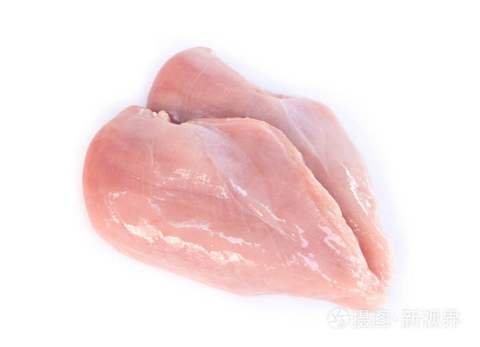 白底生鸡胸烹饪原料