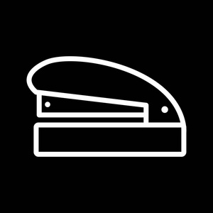 插图装订器矢量图标图片