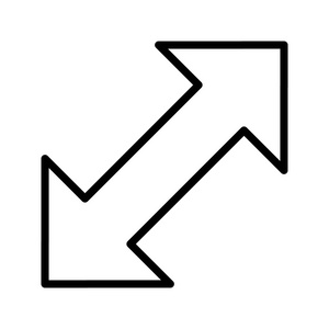 插图双箭头图标照片