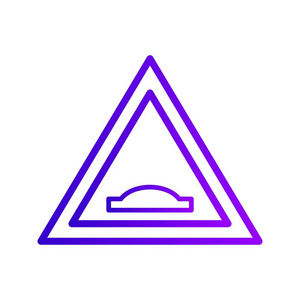 驼峰桥路标图标示意图图片