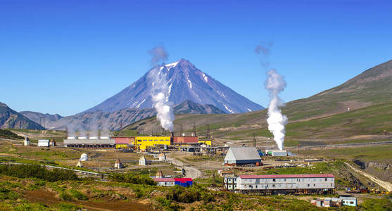 堪察加半岛地热发电站替代能源图片