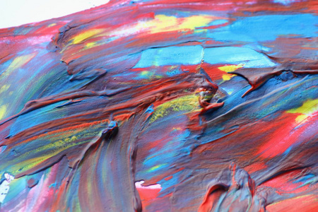 丙烯颜料画墙画图片