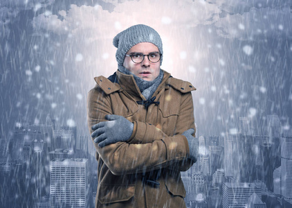 寒冷的条件图片