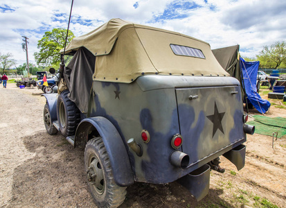 指挥车二战伪装指挥车照片