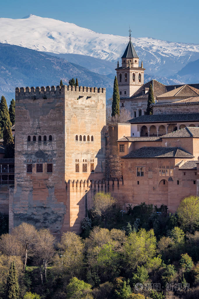 欧洲西班牙格拉纳达的阿尔罕布拉宫