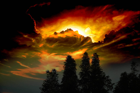 火海之地就像神秘的火海照片