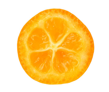 kumquatcumquat or kumquat isolated on white background 照片