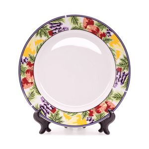 陶瓷盘子的照片图片