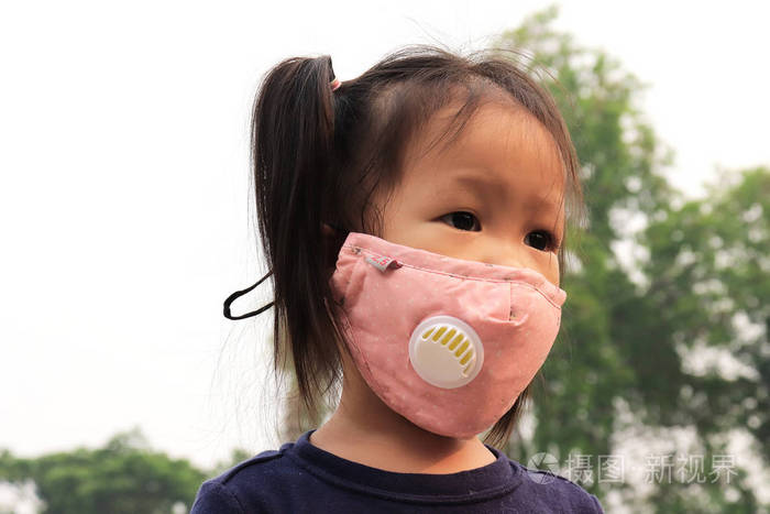 亚洲儿童戴口罩预防n95过滤器的保护系数
