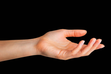 拿东西的手势图片