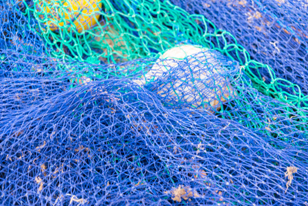 工业捕鱼设备渔网和渔线图片