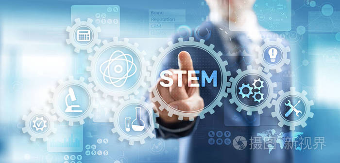 STEM科学技术工程和数学作为教育范畴。