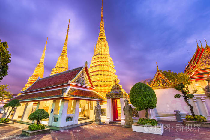 Wat Pho Temple in Bangkok, Thailand. 