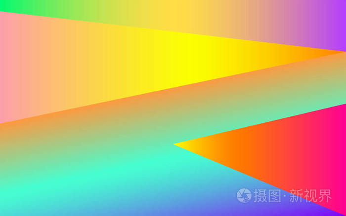 三角形渐变背景绿蓝粉红红紫蓝色深渐变色多色背景网络背景元素数字