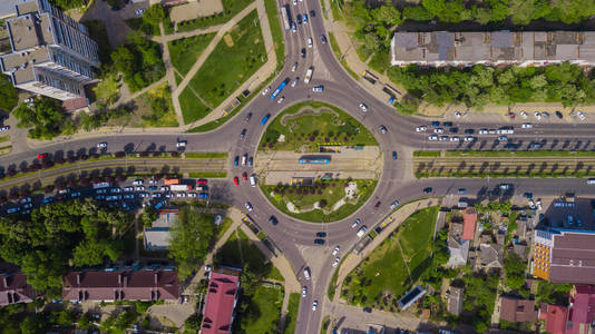 交叉路口图唯美图片