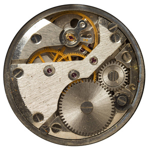 (玩具,钟表等上面的)发条装置 钟表机械传动齿轮箱的问号传动-自行车