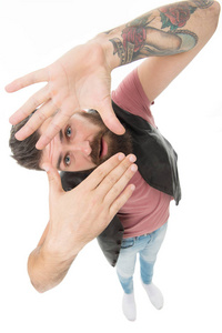 男人长吊毛图片