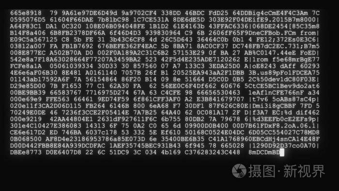 加密编程安全黑客代码数据流显示新质量数字字母编码技术快乐视频4k