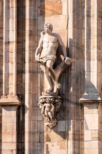 意大利米兰大教堂雕像图片