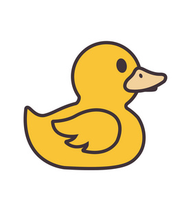 小黄鸭的图标.照片