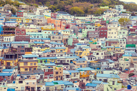 甘川文化村图片 甘川文化村素材 甘川文化村插画 摄图新视界