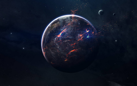 深空之美,无尽的宇宙中的行星,恒星和星系照片